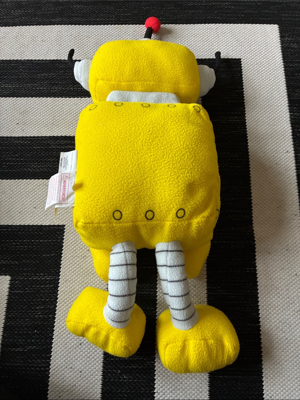 Yo Gaba Gaba Yellow Robot and Red Cyclops Plush Toy/Backpack - Picture 6 of 16